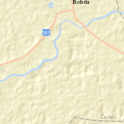 Comuna Cenei Street Map