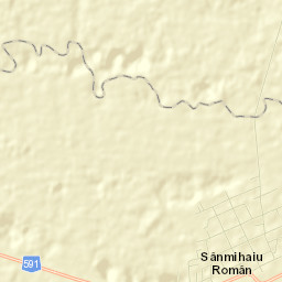 Comuna Sânmihaiu Român Street Map