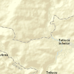 Teliucu Inferior Street Map