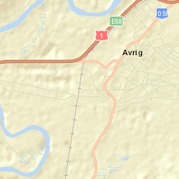 Avrig Street Map