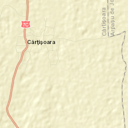 Comuna Cârţişoara Street Map