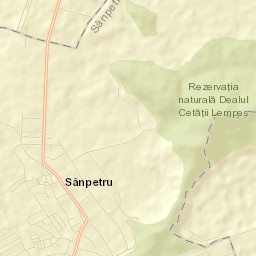 Comuna Sânpetru Street Map