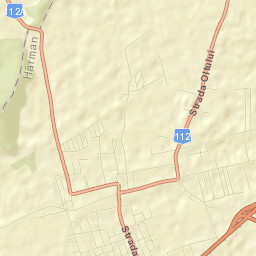 Hărman Street Map