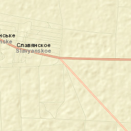 Slavyanskoye Street Map