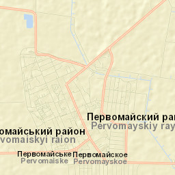 Pervomayskoye Street Map
