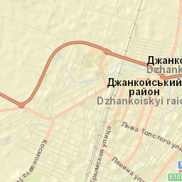 Gorodskoy okrug Dzhankoy Street Map