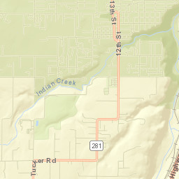Hood River Street Map