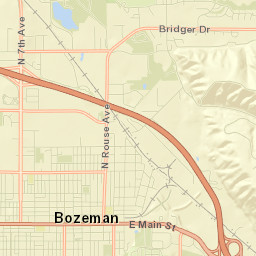 Bozeman Street Map