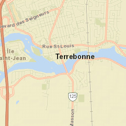 Terrebonne Street Map