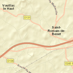 Saint-Romain-de-Benet Street Map