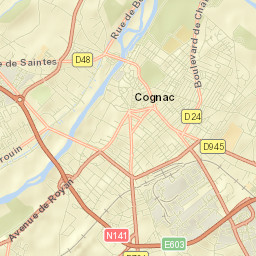 Cognac Street Map