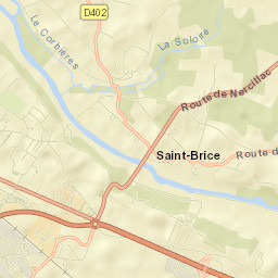 Saint-Brice Street Map