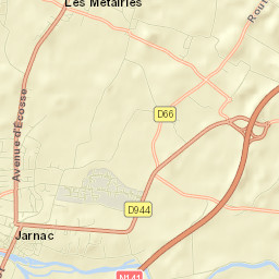 Jarnac Street Map