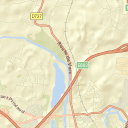 Gond-Pontouvre Street Map