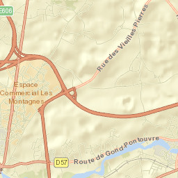 Charente Street Map
