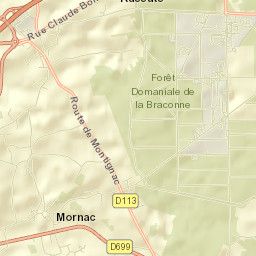 Mornac Street Map