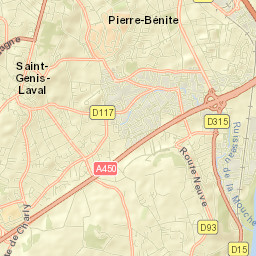 Saint-Genis-Laval Street Map