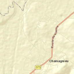 Chamagnieu Street Map