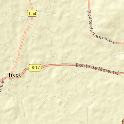 Trept Street Map