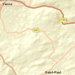 Yenne Street Map