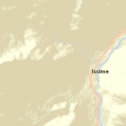 Issime Street Map
