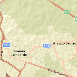 Arsago Seprio Street Map