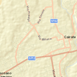 Bolladello-Peveranza Street Map