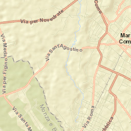 Mariano Comense Street Map