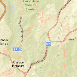 Villa Raverio Street Map