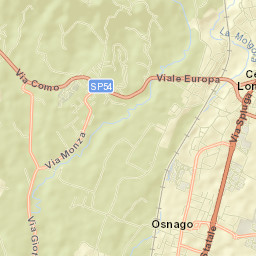 Montevecchia Street Map