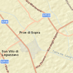 San Vito di Leguzzano Street Map