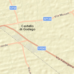 Castello di Godego Street Map