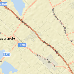 Castagnole Street Map