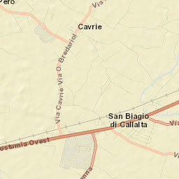 San Biagio di Callalta Street Map