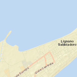 Lignano Sabbiadoro Street Map