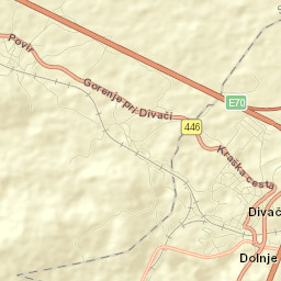 Divača Street Map