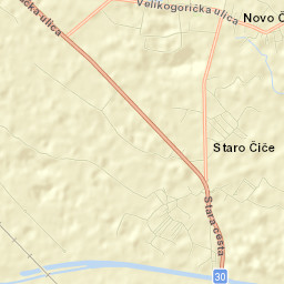 Novo Čiče Street Map