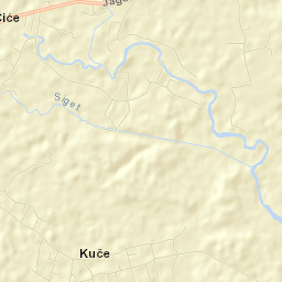 Kuče Street Map