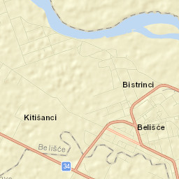 Belišće Street Map