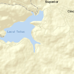 Comuna Teliucu Inferior Street Map