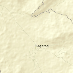 Boşorod Street Map