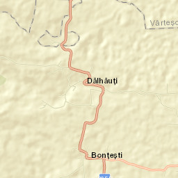 Comuna Cârligele Street Map