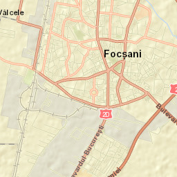 Focșani Street Map