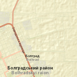 Bolhrad Street Map