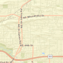 Minnehaha Street Map