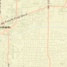 Orchards Street Map