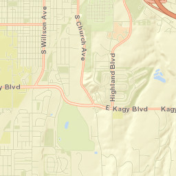 799 West Grant Street, Montana State University Street Map