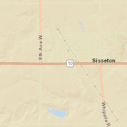 Sisseton Street Map