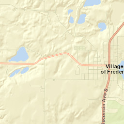 Frederic Street Map