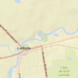 Lachute Street Map